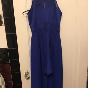A blue romper